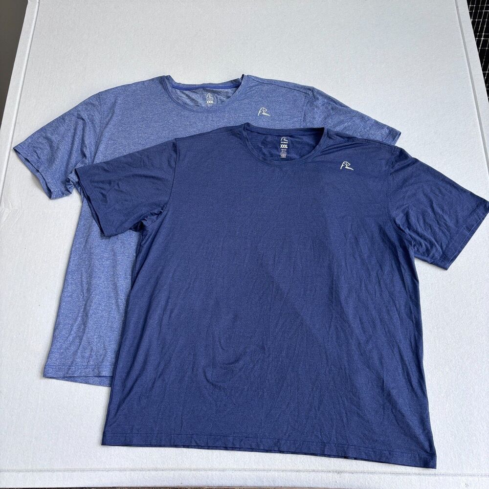 Rhoback Blitz Tech Performance Tee Shirt Mens 3XL XXXL Bundle Blue Short Sleeve